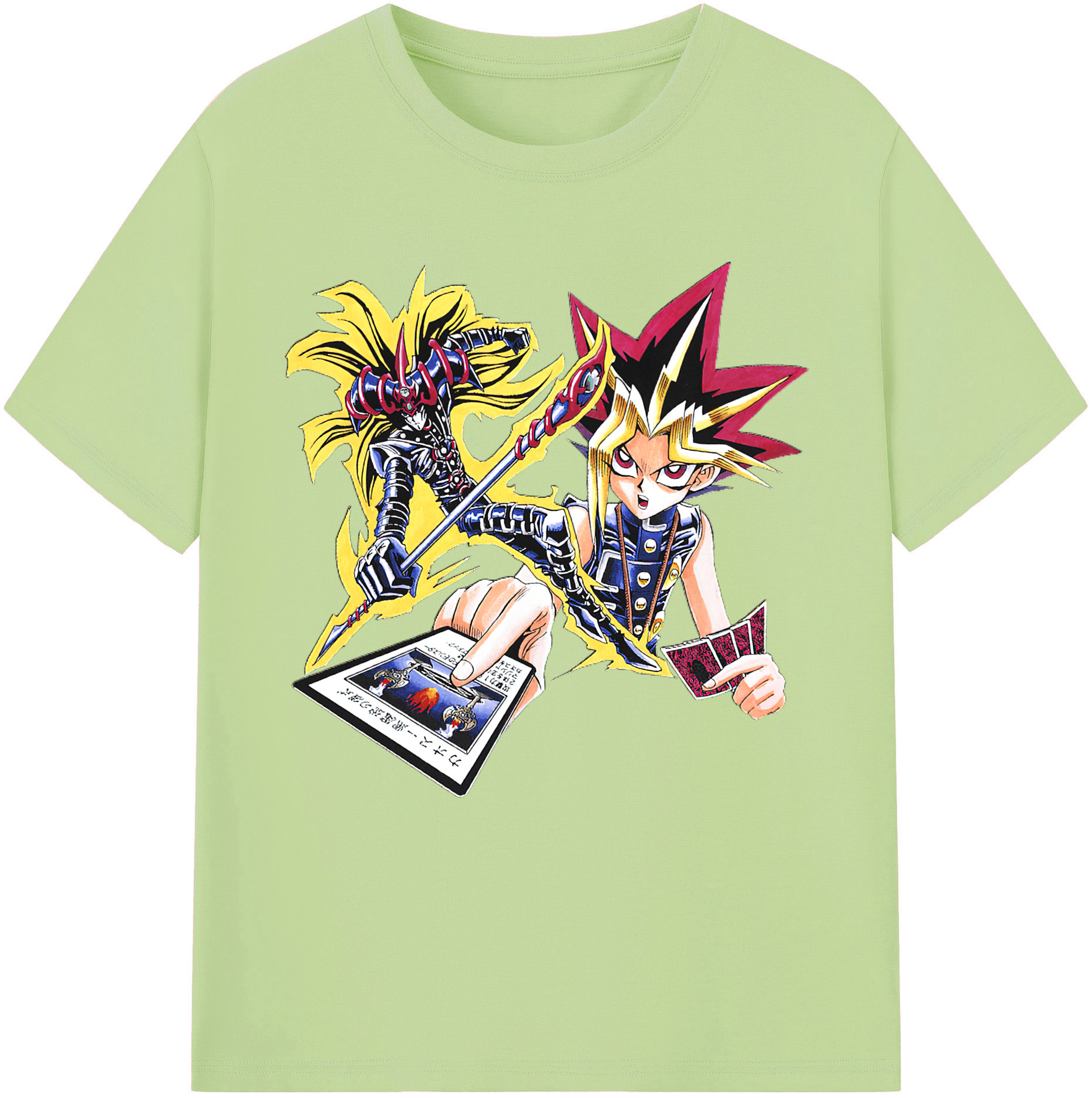 （画像用） 遊☆戯☆王 Yu-Gi-Oh! 綿100％半袖Tシャツ（フロントプリント）